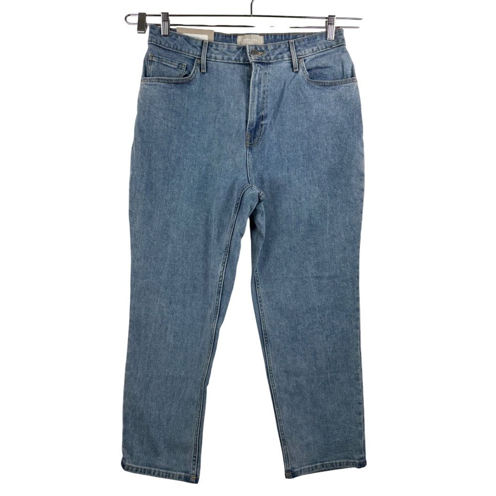 Everlane Curvy Cheeky Jeans crop high waist preppy organic 90s sz 32